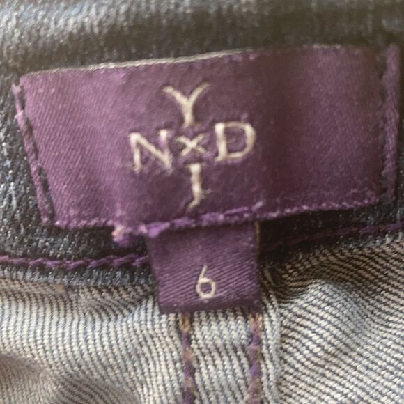 NYDJ denim lightweight dark wash straight leg jeans and capris size 6 - Picture 8 of 16